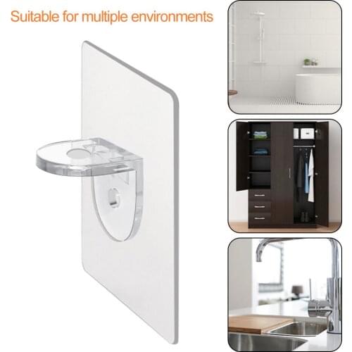 10pcs 5kg Shelf Support Hooks Wardrobe Board Holder Wall Self-adhesive Plugs Storage Organizer Holders Kitchen Bathroom Sticker