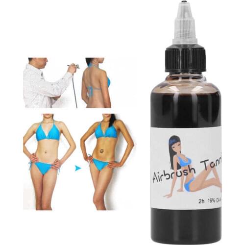 100ml 16% 2h Sunless Self Tanning Pigment Portable Face Body Skin Tanning Liquid Beauty Tanning Ink a