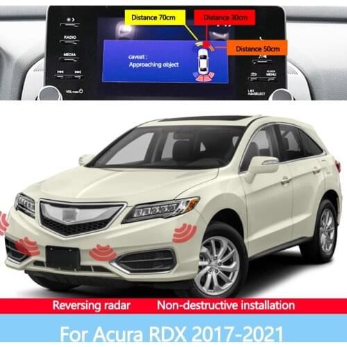Reversing Blind Spot Front Rear Image Radar Car Sensor Sound Warning Indicator Probe System For Acura RDX 2017-2021