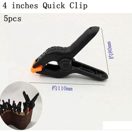 5pcs/lot 4 inches Quick Clip For Bonding Echo Strip Guitar Making Tool Guitar Parts Musical Instruments Accessories