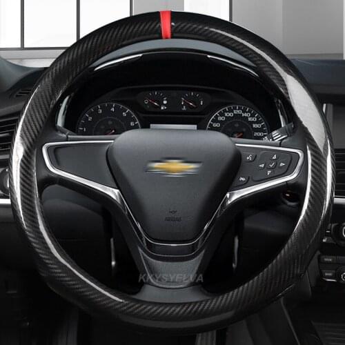 Car Steering-wheels Cover 37 38cm 15" for For Holden Chevrolet Cruze Malibu Sail Spark Captiva Equinox Trax/Tracker AVEO Lova RV