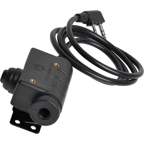 EARMOR Best PTT Military Adapter Airsoft Tactical Headset PTT Kenwood Phone Headphones Accessories M51 Free Shipping