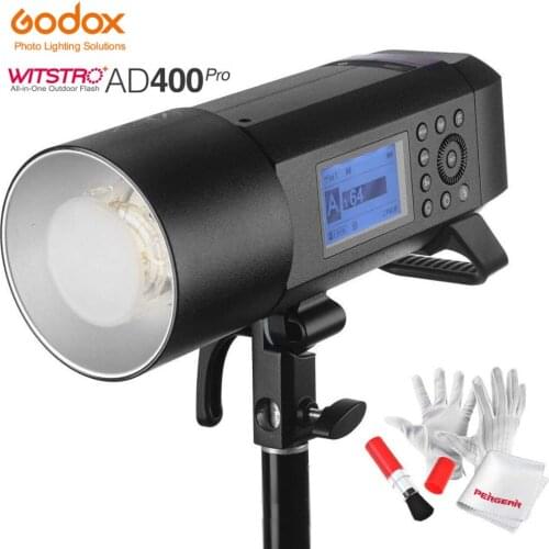 Godox AD400Pro Witstro All-in-One Outdoor Flash 400Ws TTL 1/8000 HSS Built-in 2.4G Wireless X System Lithium Battery Bowen-mount