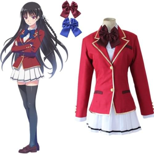 Horikita/Kushida Cosplay Youkoso Jitsuryoku Shijou Shugi No Kyoushitsu Japanese Anime Comic Cosplay School Uniform Costumes