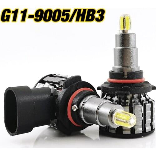 9005 / HB3 Headlight Kit 6000K 9005/HB3 White Light LED Headlamp 360° 2 Pcs Car Part CSP Multi-candle Wick IP68 Waterproof Bulb