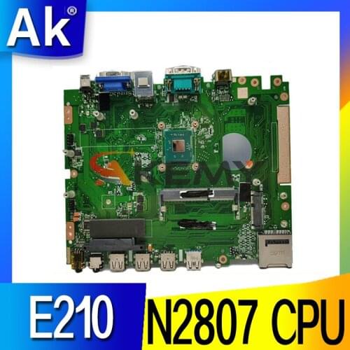 AKEmy E210 Desktop motherboard For ASUS E210 Desktop boards with N2807 CPU tested full 100