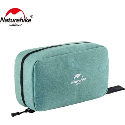 Naturehike Multifunctional Waterproof Traveling Toiletry Bag Cosmetic Bag Portable Bag Dry And Wet Separation NH18X030-B