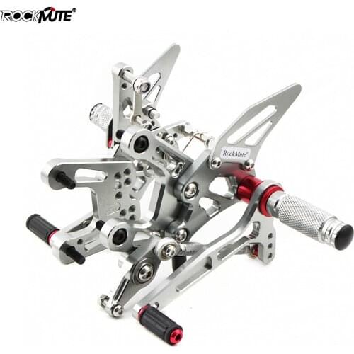 Motorcycle Adjustable Rider Rearset For Kawasaki ZX-10R ZX10R 2018-2020 CNC Aluminum Foot Pegs Pedal Footrest