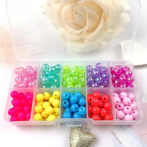 Beads Sets Box Children Creative Beads Loose Spacer Bead Wholesale DIY Jewelry Making Findings Kid Handmade Accessory