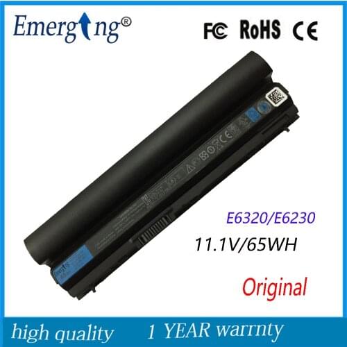6cells 11.1V 65Wh Original New Laptop Battery for Dell Latitude E6120 E6220 E6230 E6320 E6330 E6430S RFJMW 11HYV 3W2YX 5X317