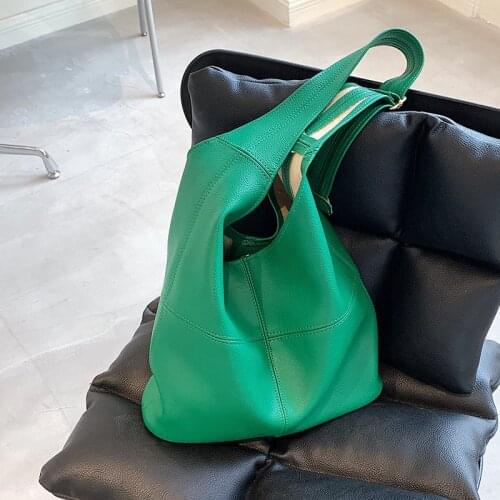 Simple and Large Capacity Top Quality Handbags for Women Summer Fashion Female Bags PU Leather Luxury Designer Bag Shoulder Bags