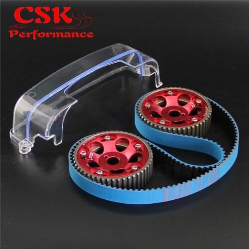 Timing Belt + Cam Cover + Cam Gear Pulley Kit Fits For Toyota MARK IV 2JZ-GTE 2JZ Purple/Red/Blue