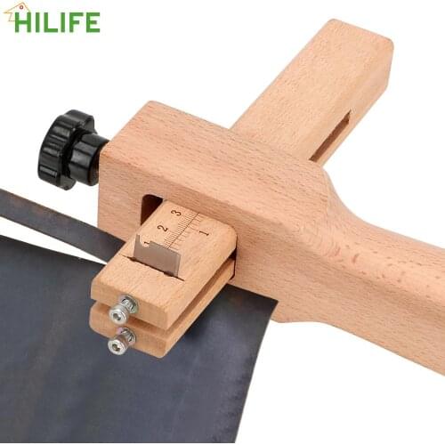 Length Unit CM/IN Leather Craft Strip Belt Maker Leather Tools Hand Cutting Tool Adjustable Leather Strap Cutter
