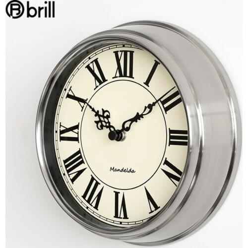 Luxury Living Room Wall Clock Modern Design Metal Clocks Retro Creative Big Gold Wall Watches Home Decor Reloj Mural Vintage