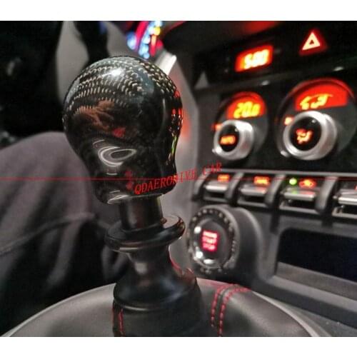 QDAEROHIVE Carbon fiber+aluminium alloy car Gearshift knob for Subaru GT86 BRZ WRX STI