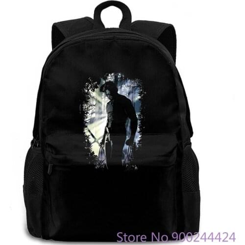 Logan Silhouette Mens Black backpack
