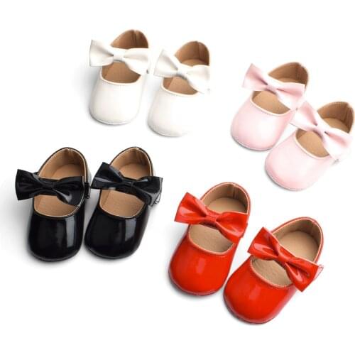 Girls PU White Pink Shoes Flower Children Wedding Kids Princess Dance Sandals