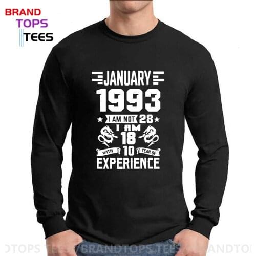 September October November T-shirt January February March April May June July August Shirt December Of 1993 Birth Years T shirt