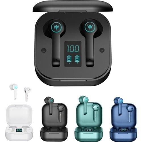 TWS Bluetooth 5.1 Earphone Lightweight LED Digital Display Mini Earbuds HiFi HD Sound Quality Waterproof Music Wireless Earphone