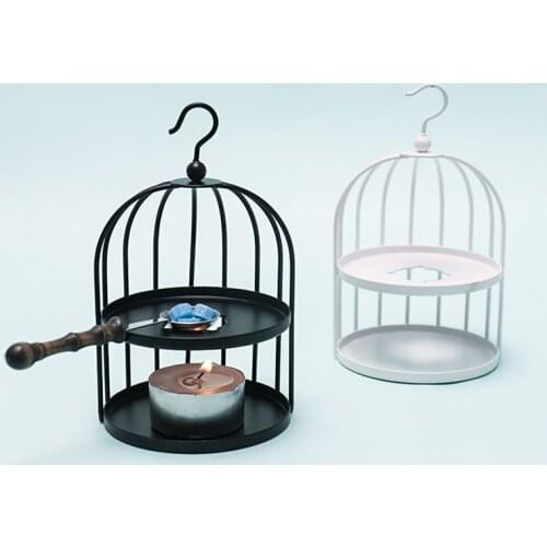 New European style retro art fire paint stove melting wax birdcage fire paint stove candle Chocolates making tool soap tool