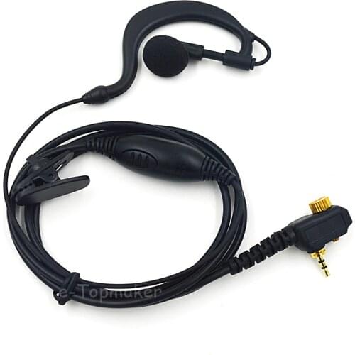 XQF FBI Police Earpiece PTT Headset Mic for Motorola Tetra Two Way Radio MTH800 MTP850 MTH600 MTH650 MTH850 MTS850 Walkie Talkie