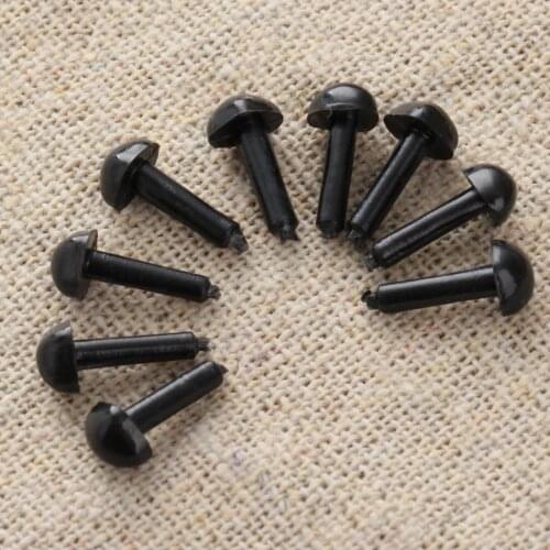 50Pcs Black Funny Plastic Safety Triangle Noses for Teddy Bear Toy Amigurumi Doll Puppet Plush Animals Craft Hand DIY Making