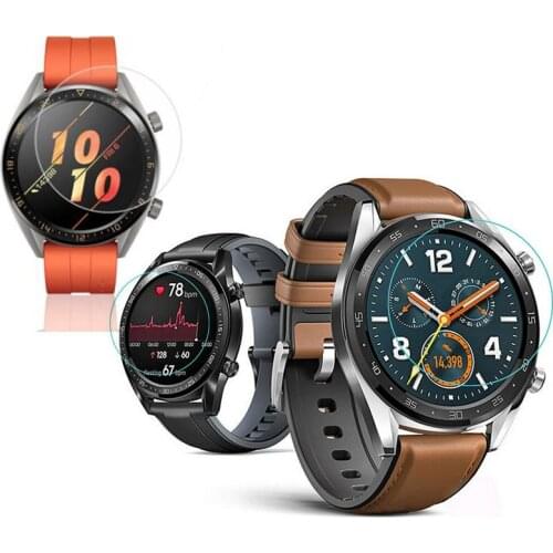 Tempered Glass Protective Film Guard For Huawei Watch 2 Pro Fit GT Active/Elegant Honor Watch Magic S1 Screen Protector Cover