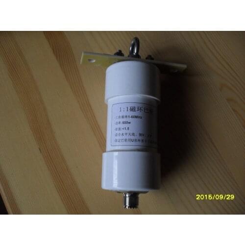 1-56MHz 500w High Power Balun for 1: 1 Short Wave Antenna Suitable for Inverted V Positive V Horizontal Antenna