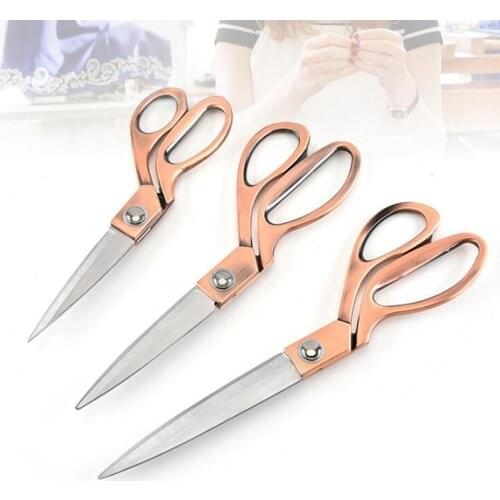 1 Pcs Professional Sewing Scissors Cuts Straight and Fabric Clothing Tailors Scissors Household Stationery office scissors Tool