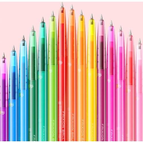 20pcs Japan Pilot FRIXION Pen Erasable Gel Pen 0.38 Mm LFBS-18UF Student Supplies 20 Color Available
