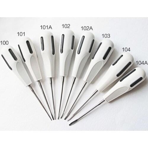 8pcs Tooth Extraction Elevators Kit Dental Minimally Invasive Forceps Stainless Steel