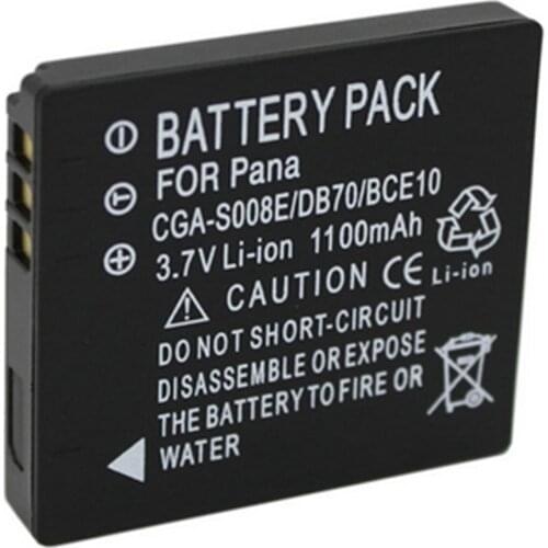 Battery Pack for Panasonic Lumix DMC-FX30, DMC-FX33, DMC-FX35, DMC-FX36, DMC-FX37, DMC-FX38 Digital Camera