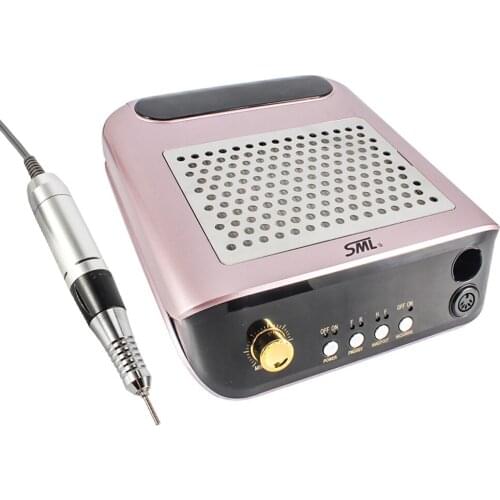 Nail Drill Manicure Machine With Dust Collector Fan Professional Milling Nail File Tools Polishing Vacuuming Manicure Machine