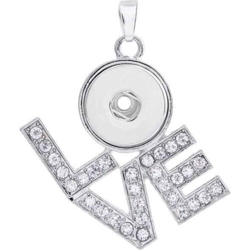 LOVE Retro 208 Vintage Sweater Chain Ginger Snap Button Jewelry Pendant Necklace Charm jewelry For Women Fit 18mm Button