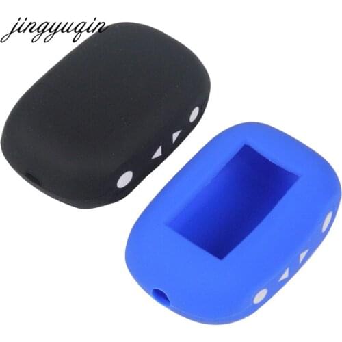 Jingyuqin 10pcs/lot B92 Silicone Key Case for Starline B93/B94/B62/B64 LCD Remote Two Way Car Alarm System Keychain Cover