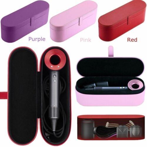 Limit 100 Hair Dryer Case Storage Leather Cover Organizer Box For Dyson Supersonic Hot PU leather Hair Dryer Vogue Portable