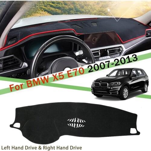 For BMW X5 E70 2007-2013 UV proof instrument panel mat Sunscreen mat Car Dashboard Cover Avoid light Pad Car Accessories 2008