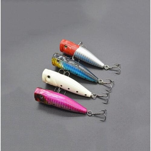 Artificial Luminous Popper Freshwater High Quality Fishing Lure Hard Bait 3D Eye10.5g/10cm Anti-Corrosion Plastic Fishing Bait