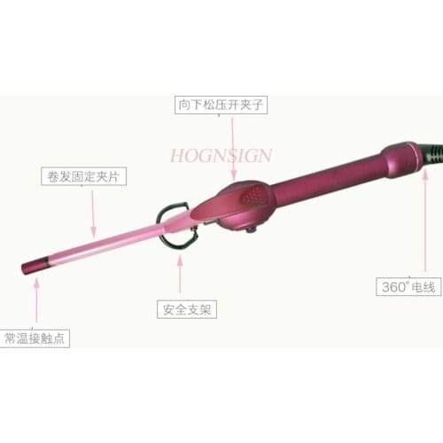 Ceramic electric curling rod curling iron short hair small ultra small volume small household children lazy curly hair artifact