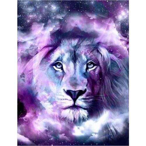 Kexinzu Full Square/Round 5D Diy Diamond Painting Cross Stitch "Animal Lion" Diamond 3D Embroidery Mosaic Home Decor s04