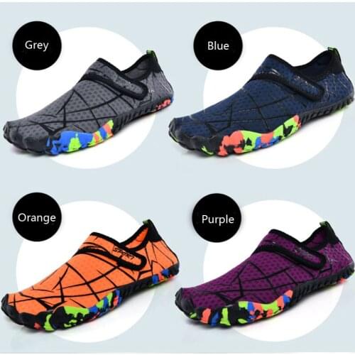 Water Shoes Men Women Sneakers Swimming Shoes Upstream Aqua Seaside Beach Diving Slippers Upstream Light Athletic Footwear Large