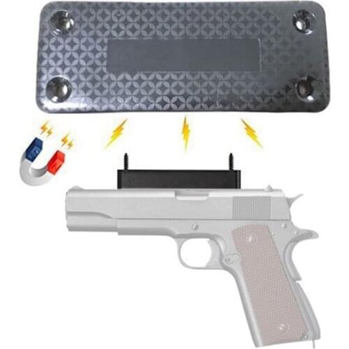 Magnet Concealed Gun Pistol Rifle Mount Holder Magnetic Holster Desk Table Car