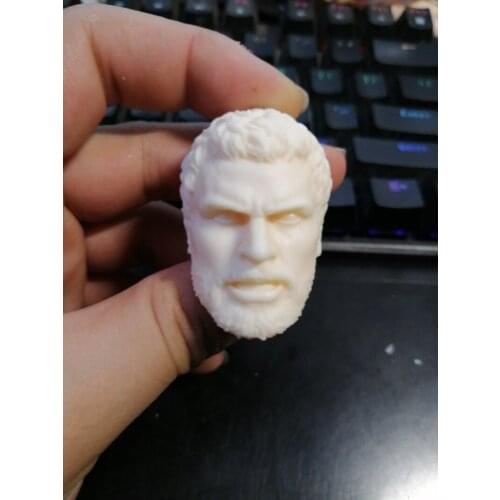 1/6 Scale Arthur Curry Jason Momoa Unpainted Head Model for Toys Gifts Collections DIY