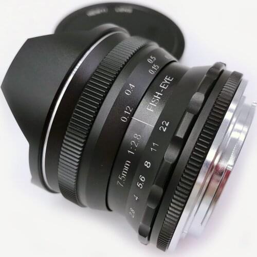 7.5mm f2.8 II fisheye Lens For Canon SONY Fujifilm FUJI Olympus Panasonic Camera