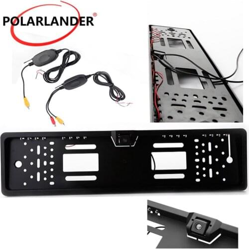 Wholesale Wireless Europe CMOS 1030 Image sensor Car Licence Plate Camera 135 Degree angle