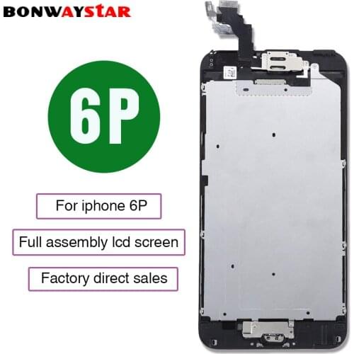 Full assembly LCD Screen for iphone 6P Full Set LCD Screen LCD Touch Screen Digitizer Replacement for iphone 6plus full lcd+tool