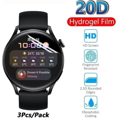 Ultra HD Clear TPU Hydrogel Film For Huawei Watch GT 2 2E 42mm 46mm Screen Protective Soft Film For Honor Magic 2 Accessories