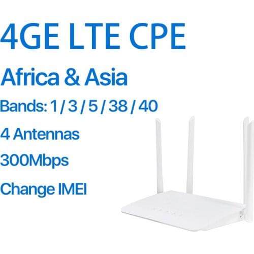 Manufacturer Pricing Router 300Mbps Wifi 4g Lte CPE LM321-115 Router Openwrt with Sim Card Slot 4 Lan Interfaces