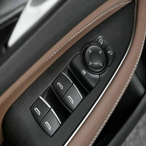 SBTMY For Buick GL8 GL 8 2017 car accessories Car styling ABS 7PCS/SET Car window lift buttons decorate sequins