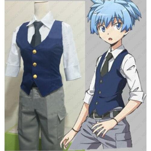 Assassination Classroom Ansatsu Kyoushitsu Shiota Nagisa Cosplay Costume Tairl Made
